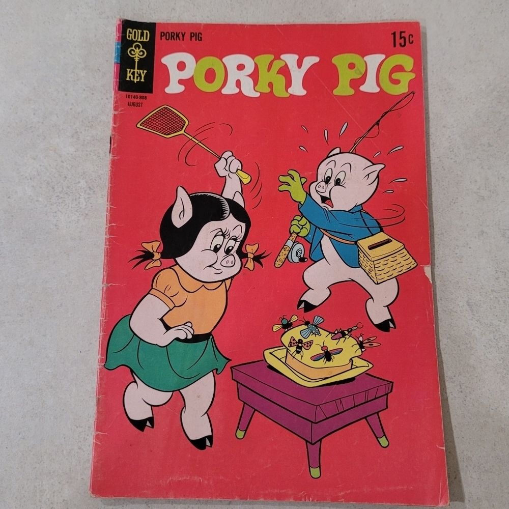 Gold Key PORKY PIG Warner Bros Western Publishing #25, Vintage Year 1969